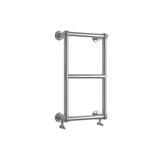 700x400mm Victorian Chrome Heated Towel Rail 3-Bar Bathroom Radiator