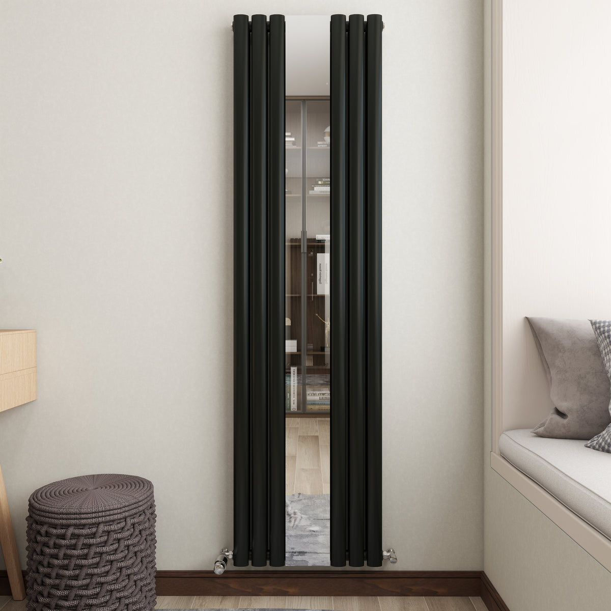 SKY Horizontal Oval Column Designer Central Heating Radiator