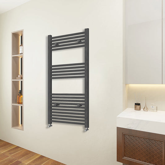 SKY Bathroom Heating Towel Rail Straight Anthracite Ladder Warmer Radiator