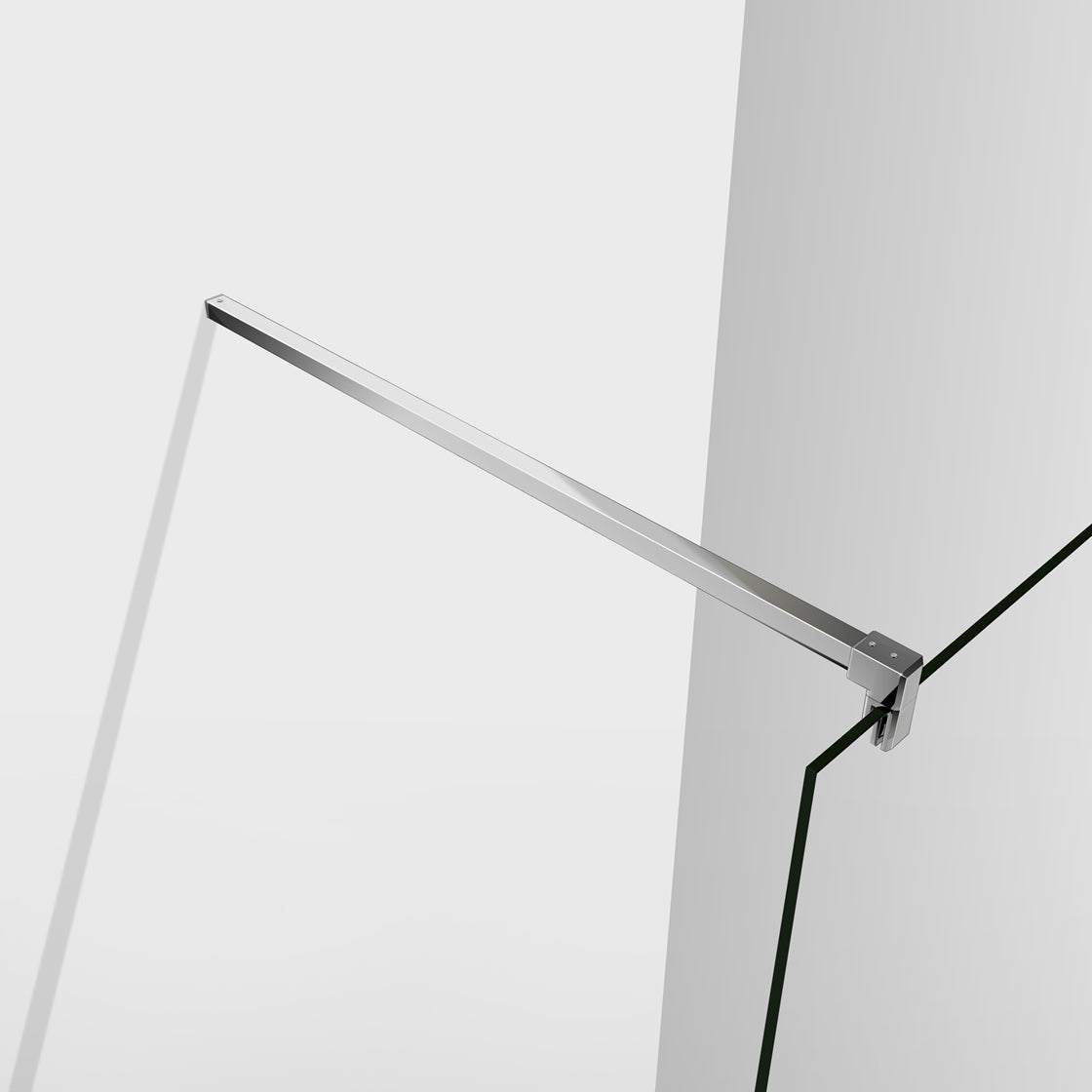 SKY Shower Walk In panel Wet Room Screen semi-frosted glass