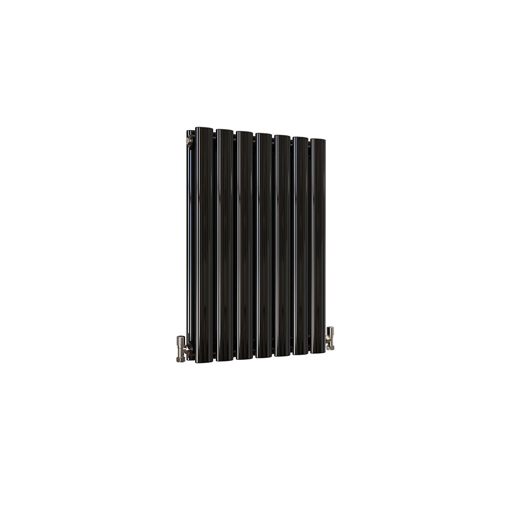 SKY UK Horizontal Oval Column Anthracite & White Designer Central Heating Radiator