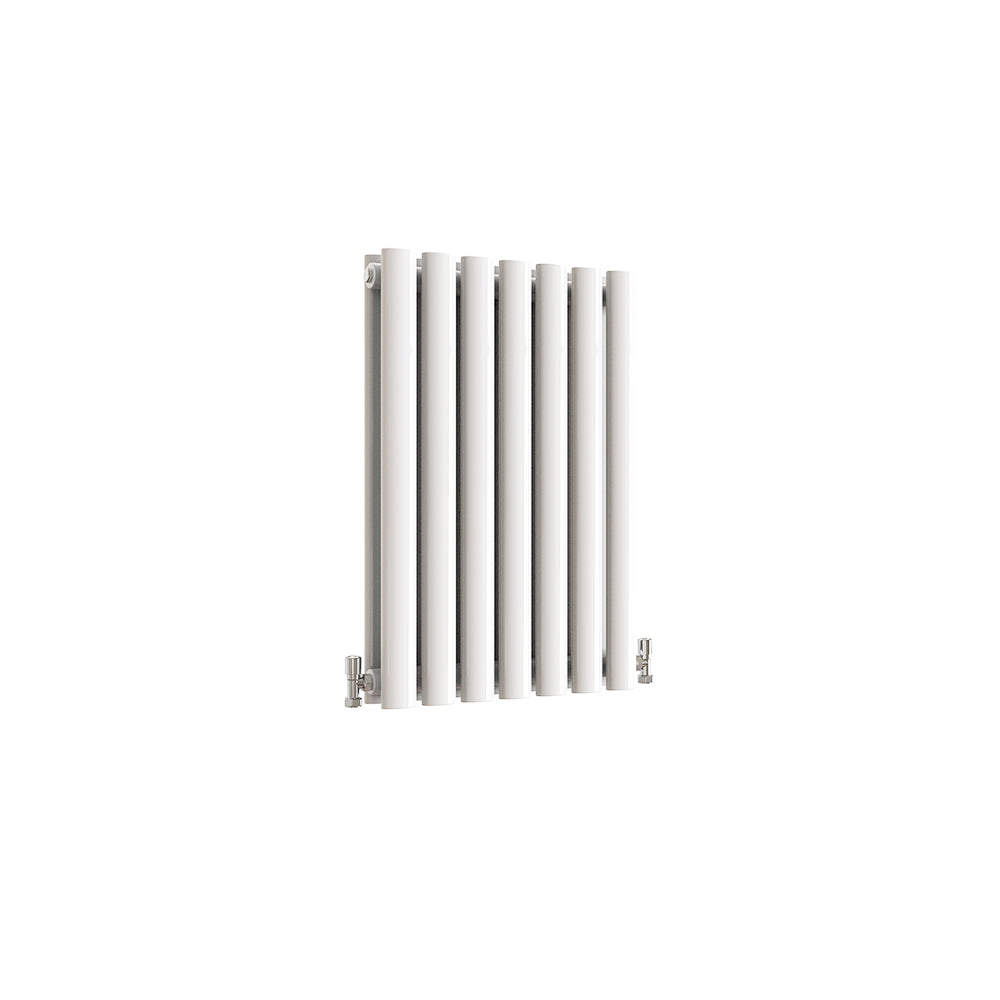 SKY UK Horizontal Oval Column Anthracite & White Designer Central Heating Radiator