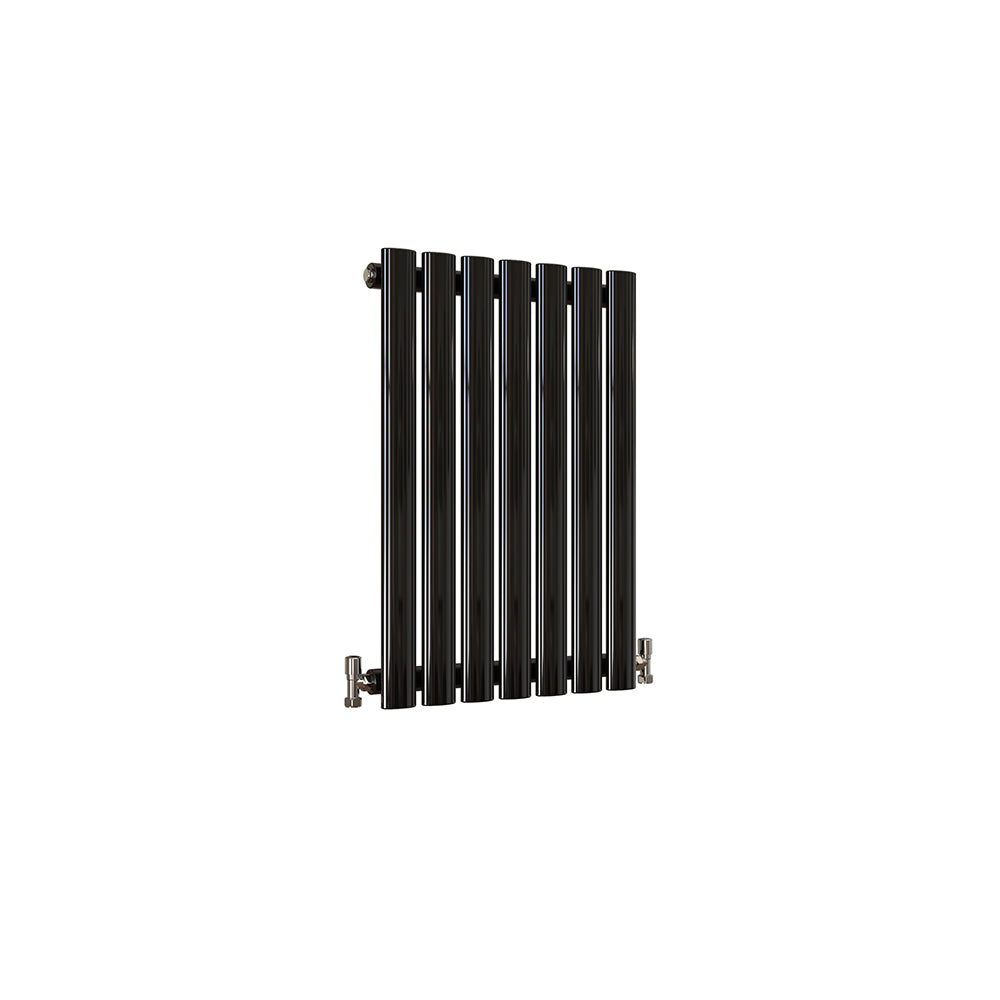 SKY UK Horizontal Oval Column Anthracite & White Designer Central Heating Radiator