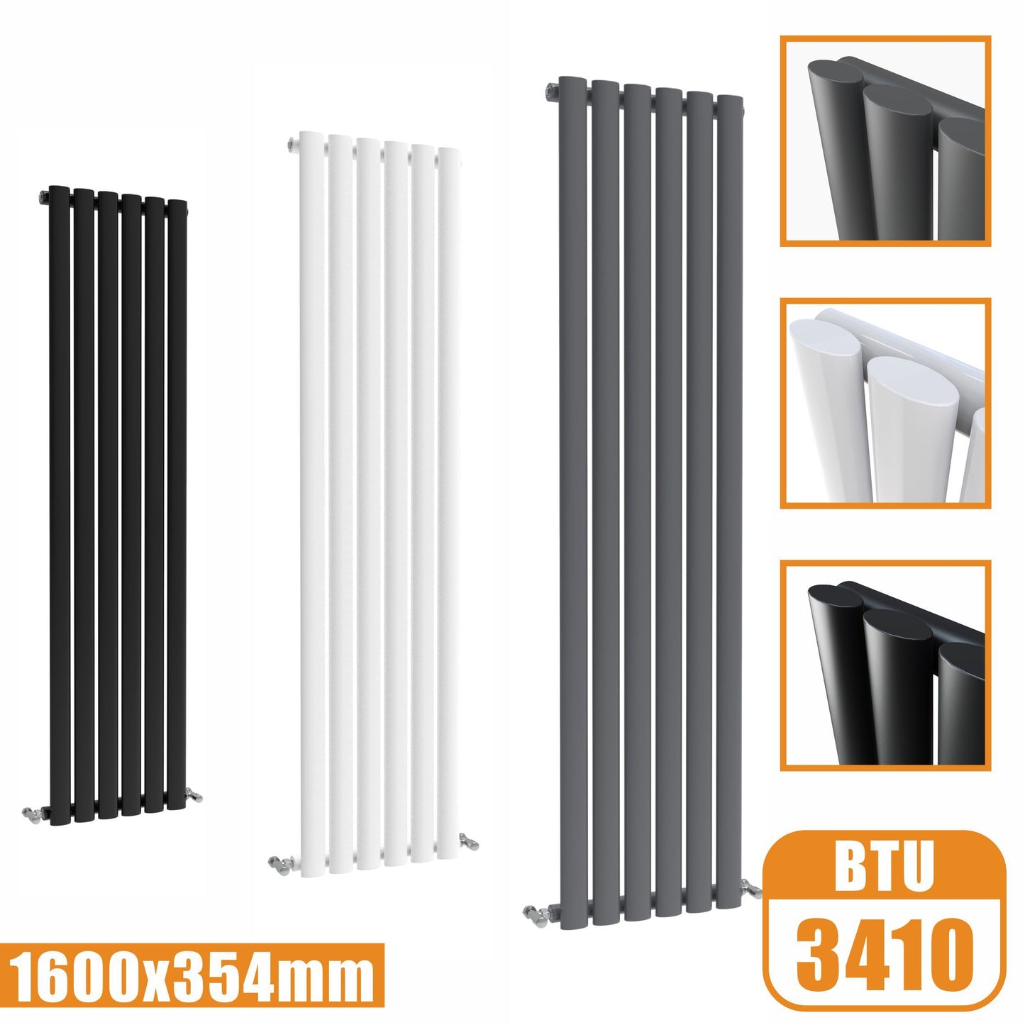 1600x354 vertical,oval column,radiators SKY rads