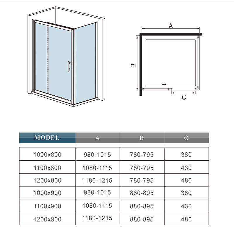 SKY shower enclosure shower door