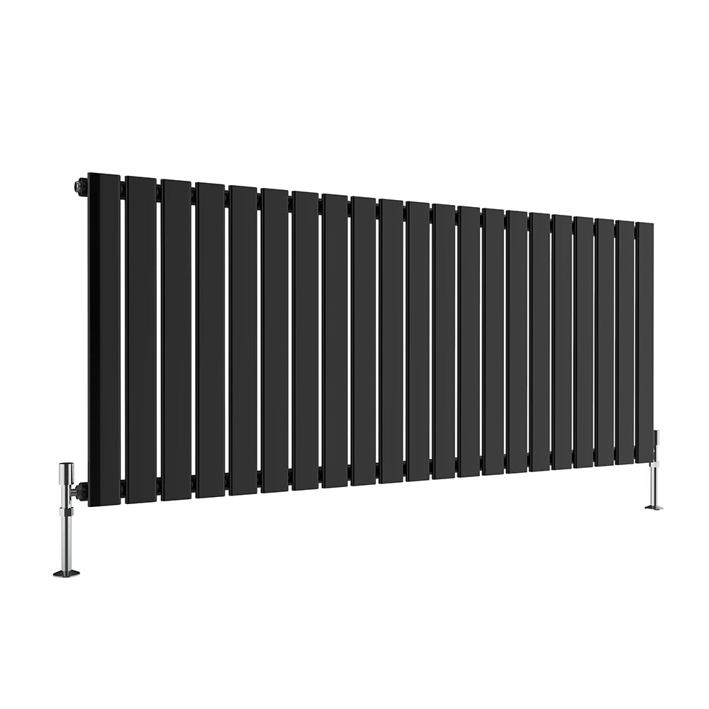 SKY Bath Black & White & Anthracite Horizontal Designer Radiator
