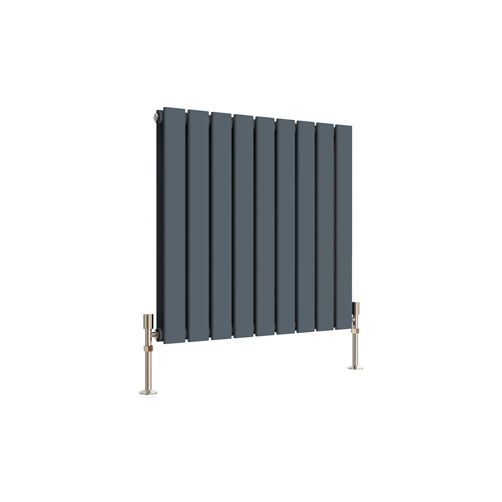 SKY Bath Black & White & Anthracite Horizontal Designer Radiator
