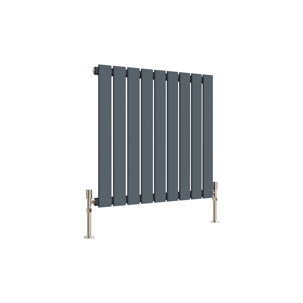 SKY Bath Black & White & Anthracite Horizontal Designer Radiator