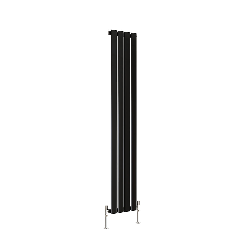 SKY Bathroom Vertical Flat Panel Tall Anthracite & Black & White Radiator Central Heating