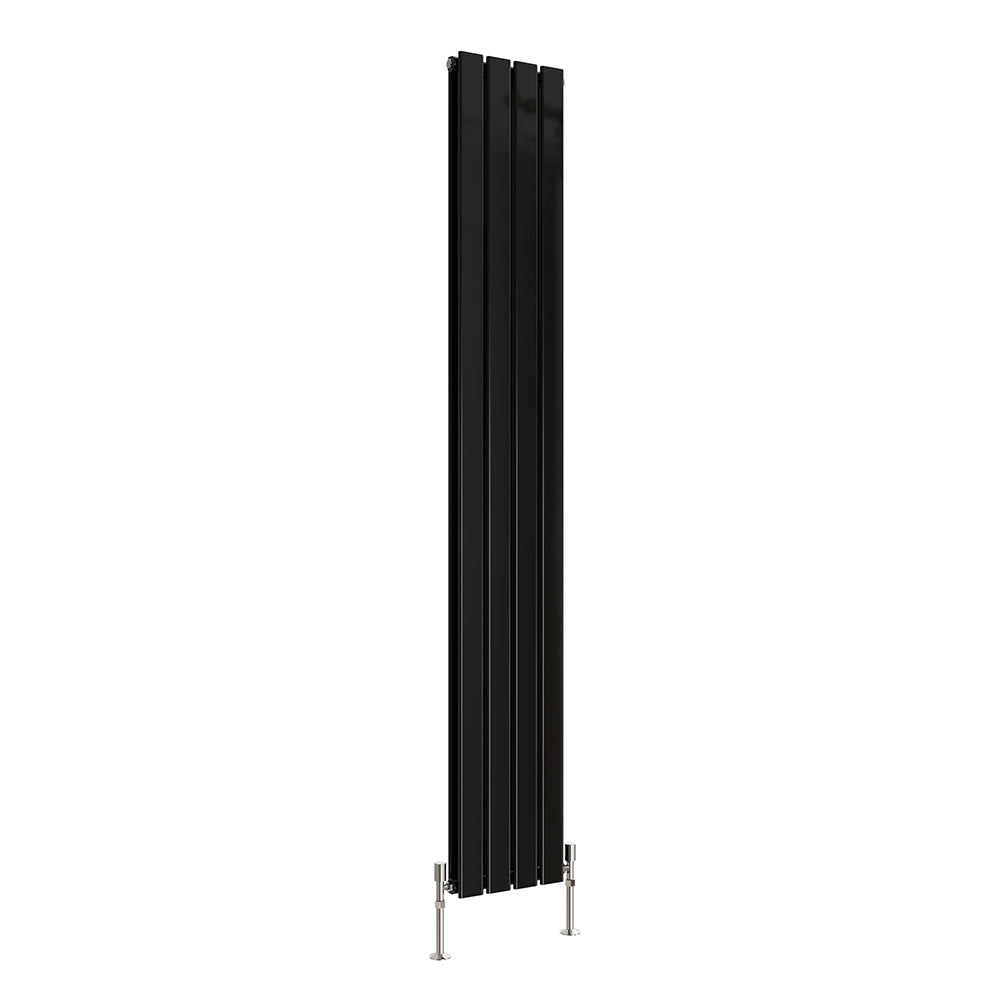SKY Bathroom Vertical Flat Panel Tall Anthracite & Black & White Radiator Central Heating
