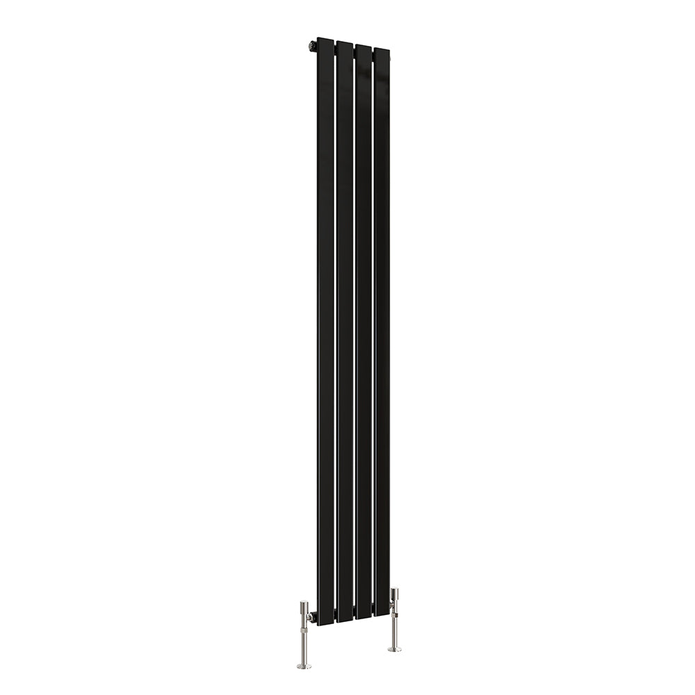 SKY Bathroom Vertical Flat Panel Tall Anthracite & Black & White Radiator Central Heating