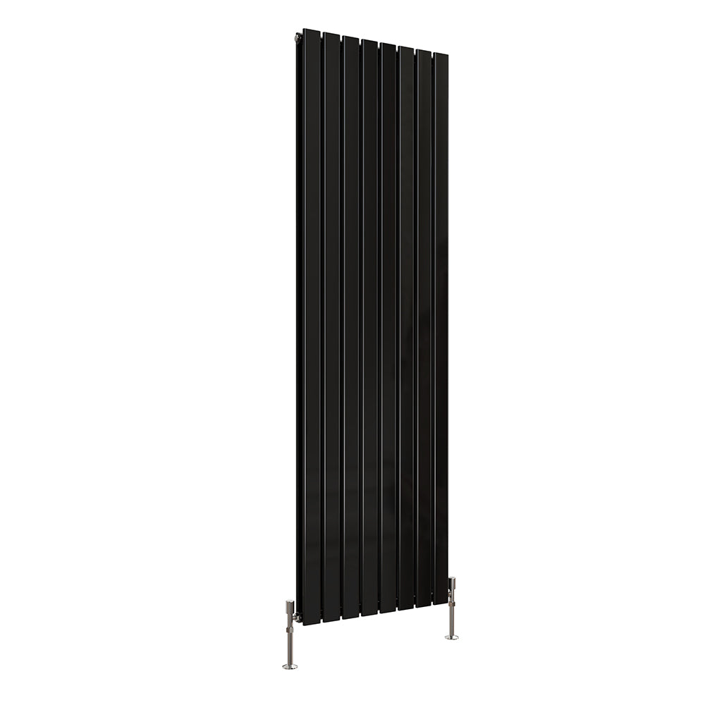 SKY Bathroom Vertical Flat Panel Tall Anthracite & Black & White Radiator Central Heating