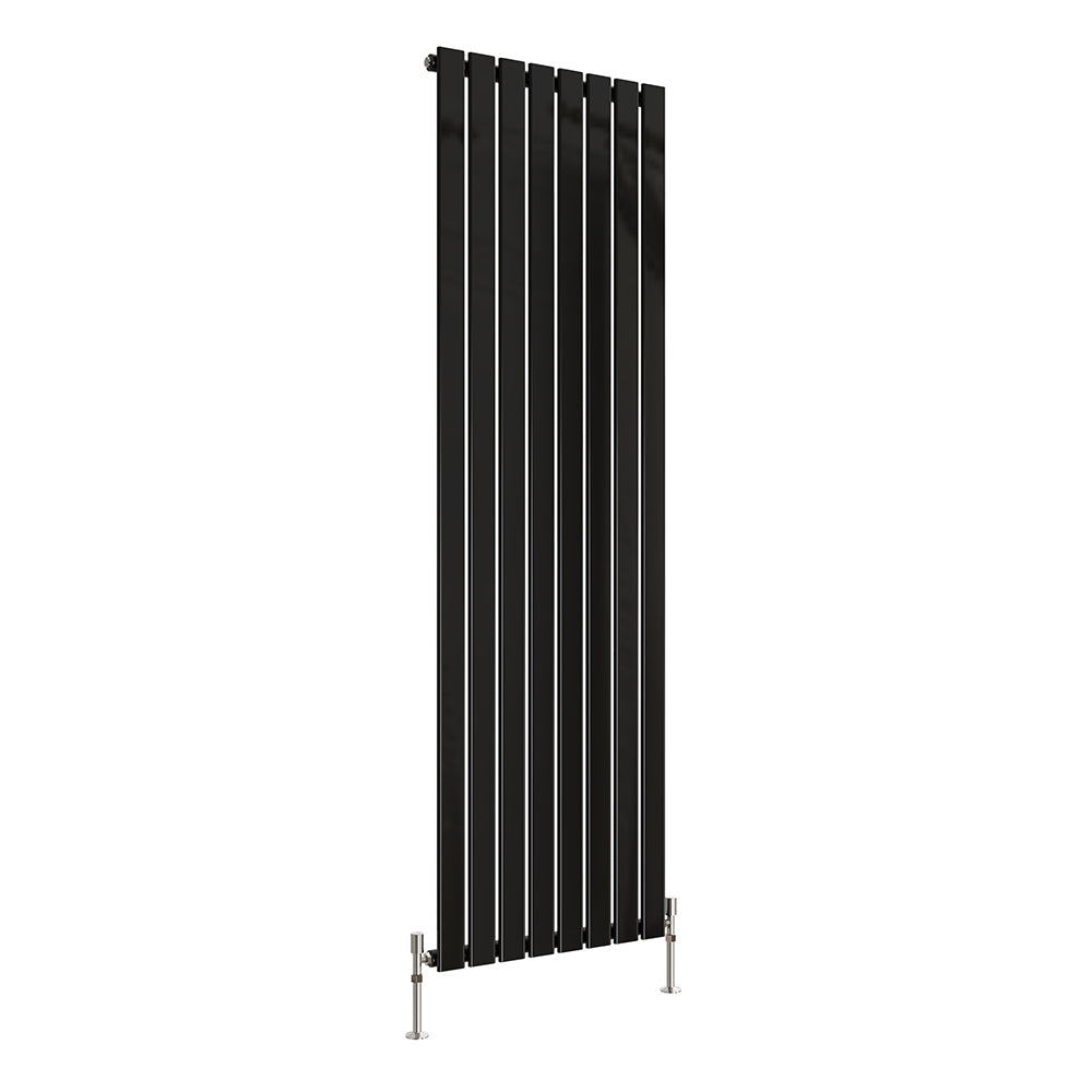SKY Bathroom Vertical Flat Panel Tall Anthracite & Black & White Radiator Central Heating