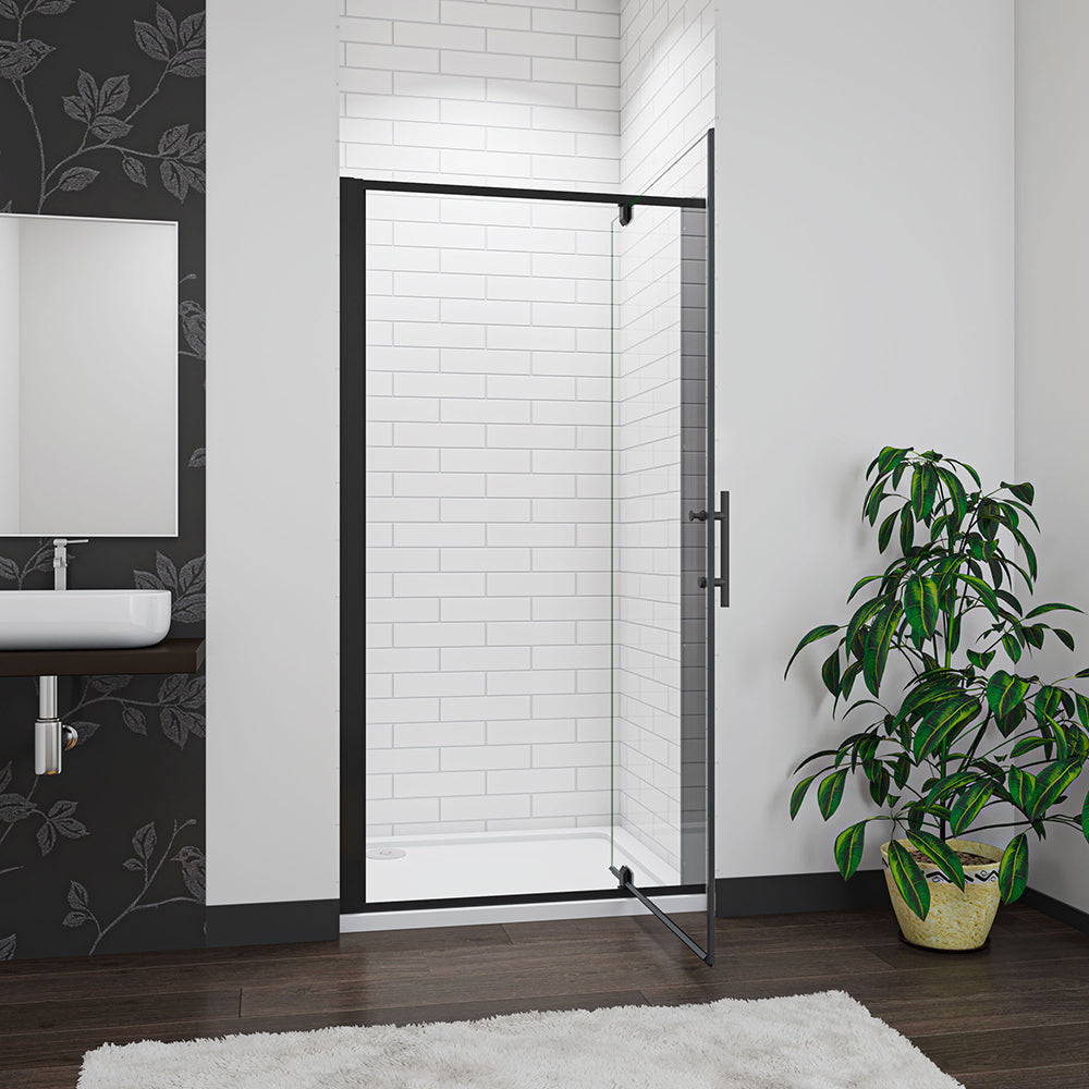 shower pivot black enclosure 6
