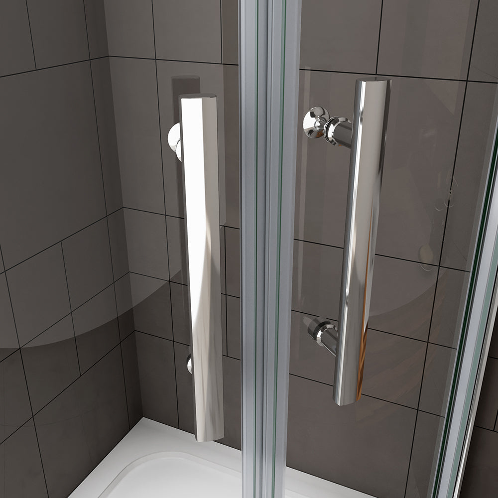 Equal Offset Quadrant Shower Enclosure 8mm Glass No tray