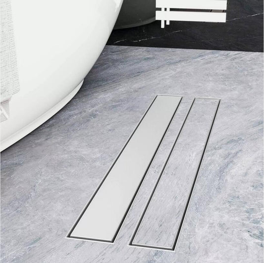 Bathroom Stainless Steel Linear Shower Floor Drain Channel Gully Waste Trap