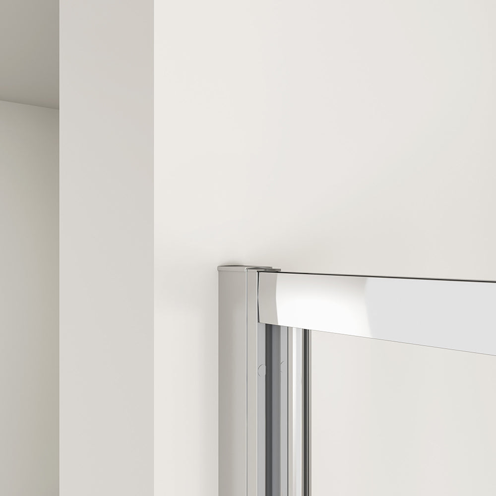 SKY Bathroom Glass Bi Fold Shower Door + Screen Panel