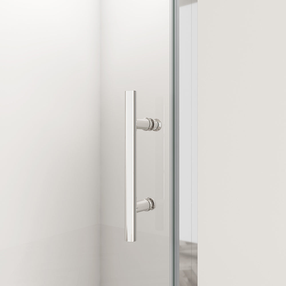 SKY Bathroom Pivot Shower Enclosure Door + Screen Panel Glass