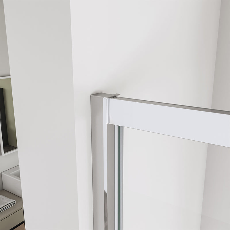 Shower Cubicle Sliding Door 8mm Glass Screen Panel 190CM