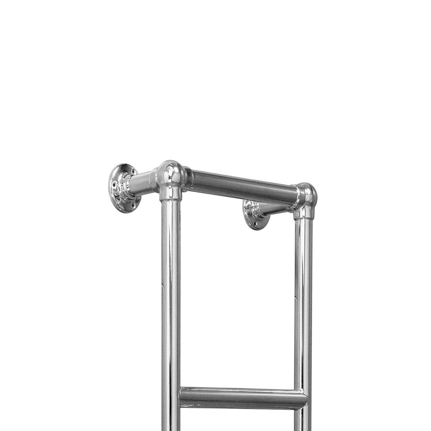 700x400mm Victorian Chrome Heated Towel Rail 3-Bar Bathroom Radiator