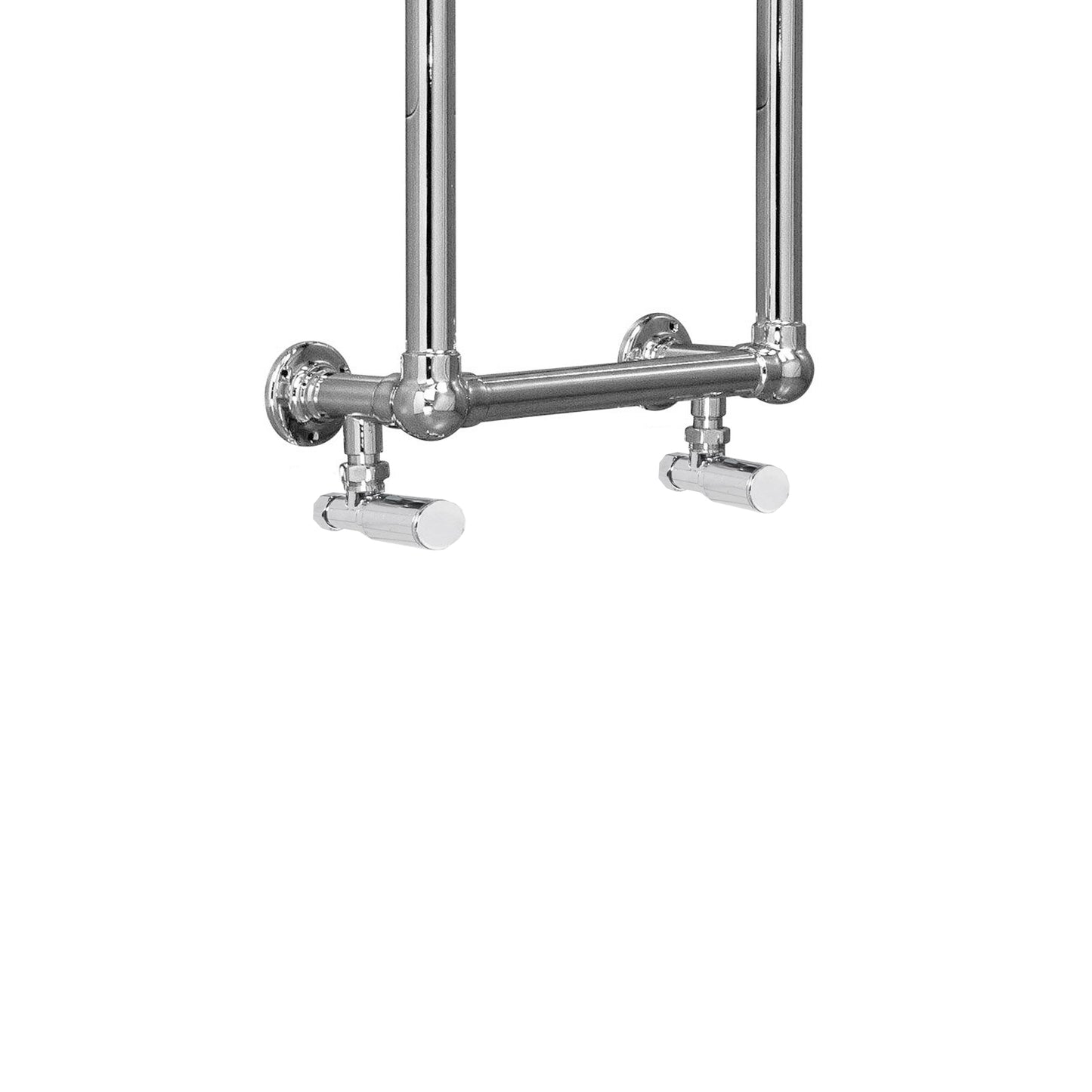 700x400mm Victorian Chrome Heated Towel Rail 3-Bar Bathroom Radiator