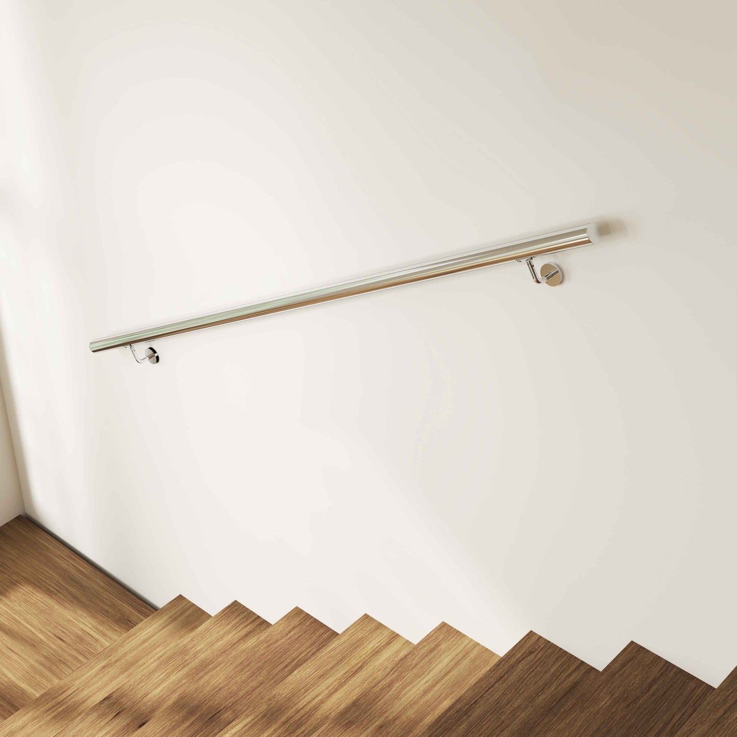 304 Stainless Steel Handrail Stair Steps for Wall Mount Pipe Stair