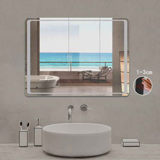 700x500mm 500x700mm Bathroom Mirror with LED Lights, IR Motion Sensor, Demister Pad