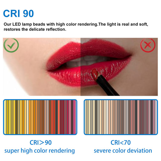 80cm Round Bathroom LED Mirror, Bluetooth, 3 LED Colors, Demister Pad