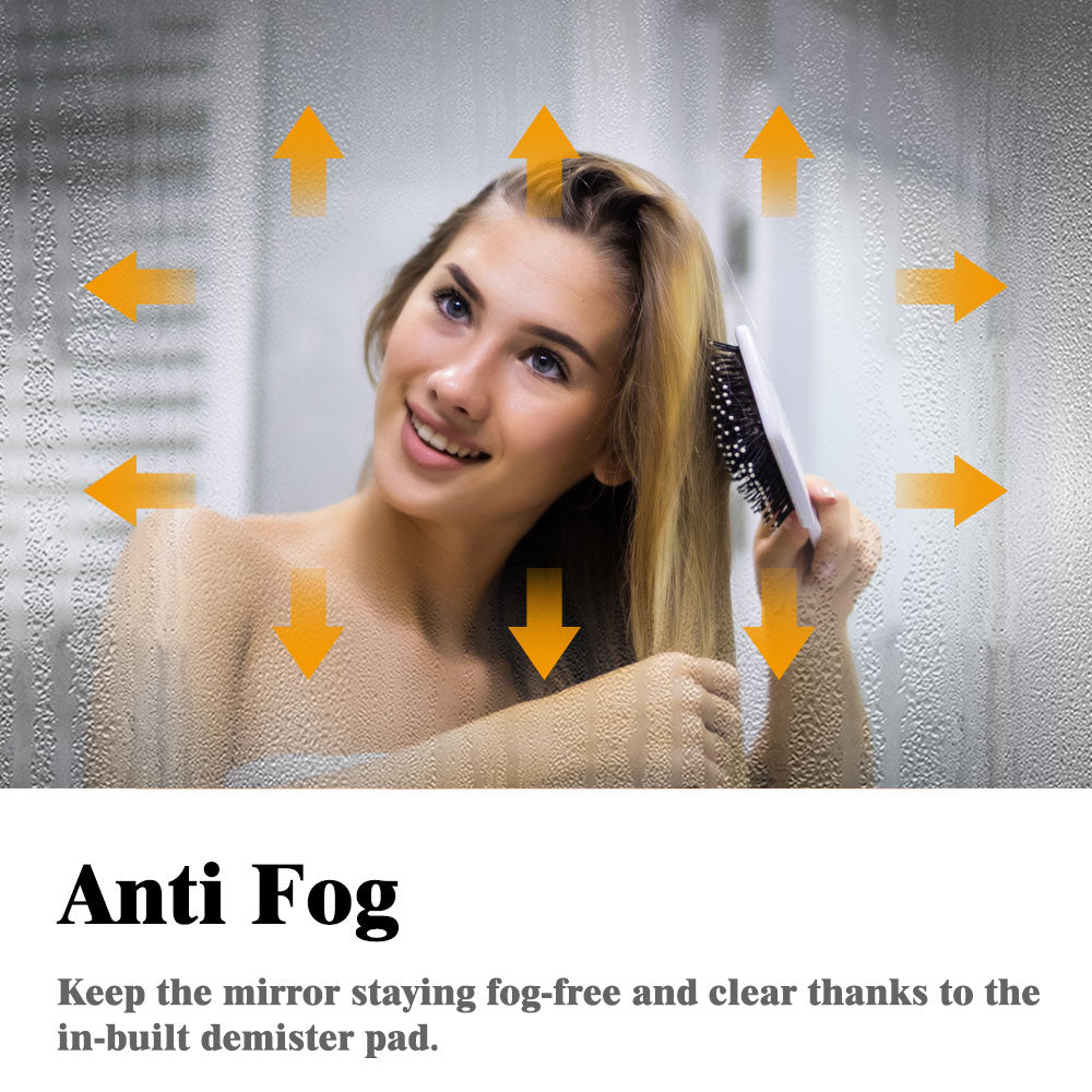 SKY LED Bathroom Mirror with Demister Pad and Bluetooth 3 Colors Dimming Function