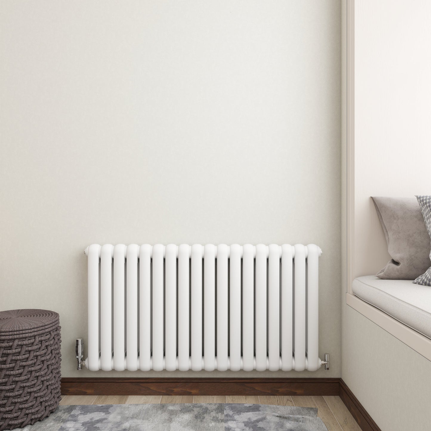SKY Horizontal Round Tube Designer Central Heating Radiator