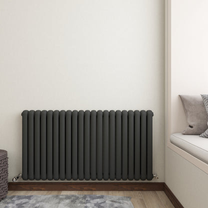 SKY Horizontal Round Tube Designer Central Heating Radiator