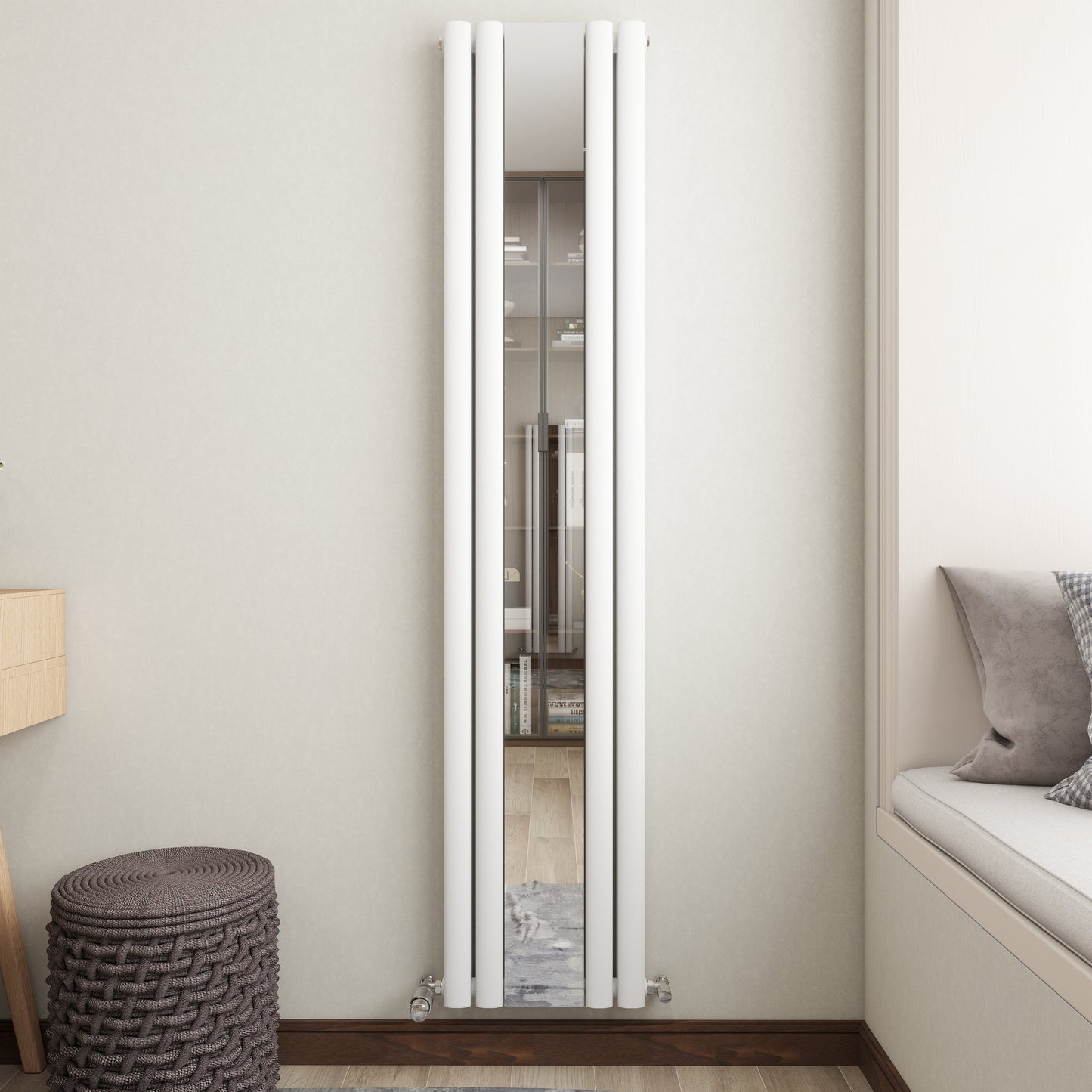 SKY Horizontal Oval Column Designer Central Heating Radiator