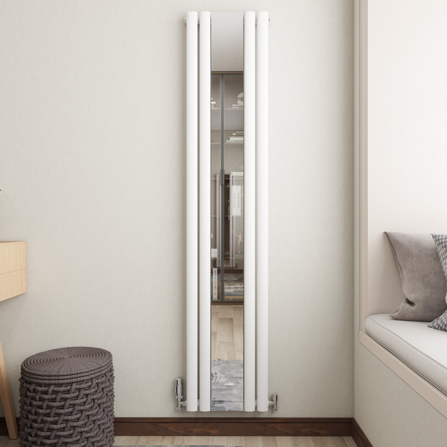 SKY Horizontal Oval Column Designer Central Heating Radiator