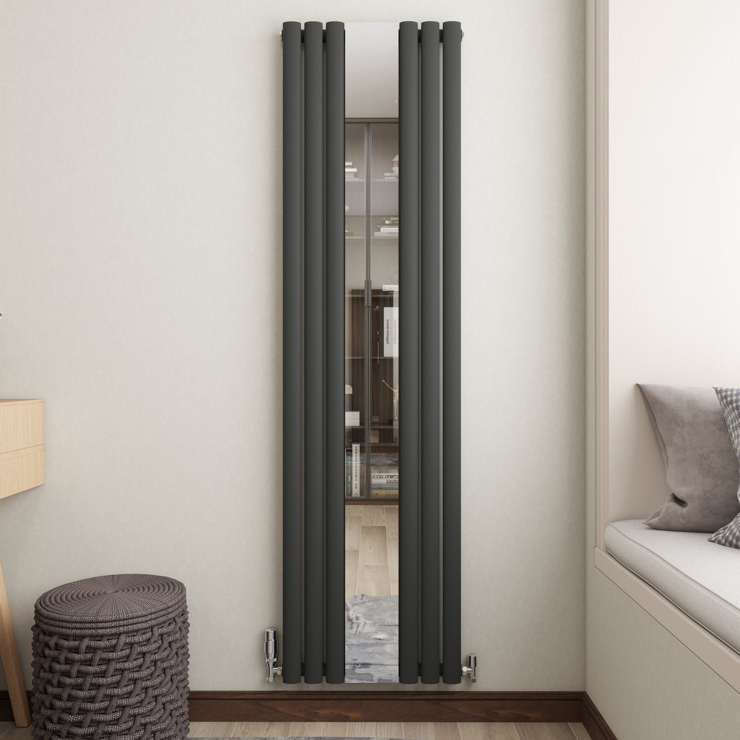SKY Horizontal Oval Column Designer Central Heating Radiator