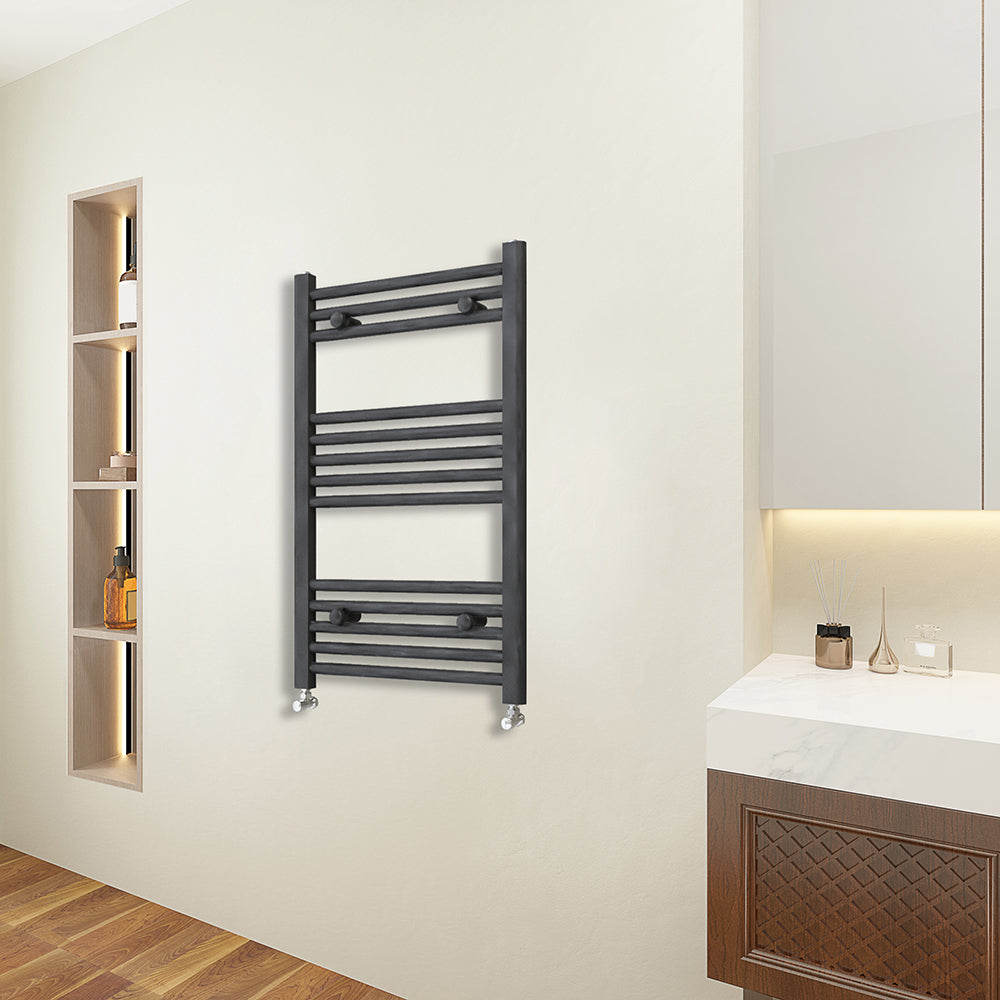 SKY Bathroom Heating Towel Rail Straight Anthracite Ladder Warmer Radiator