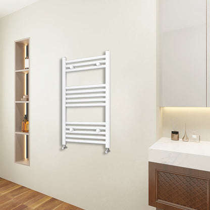 SKY White Straight Central Heating Towel Rail Ladder Radiator Warmer