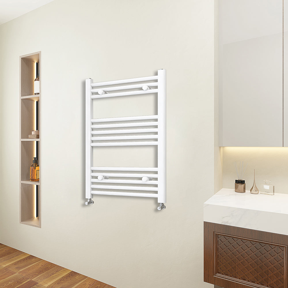 SKY White Straight Central Heating Towel Rail Ladder Radiator Warmer