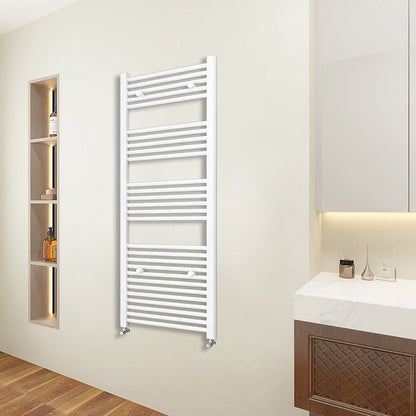 SKY White Straight Central Heating Towel Rail Ladder Radiator Warmer