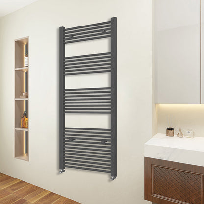SKY Bathroom Heating Towel Rail Straight Anthracite Ladder Warmer Radiator