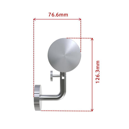 304 Stainless Steel Handrail Stair Steps for Wall Mount Pipe Stair