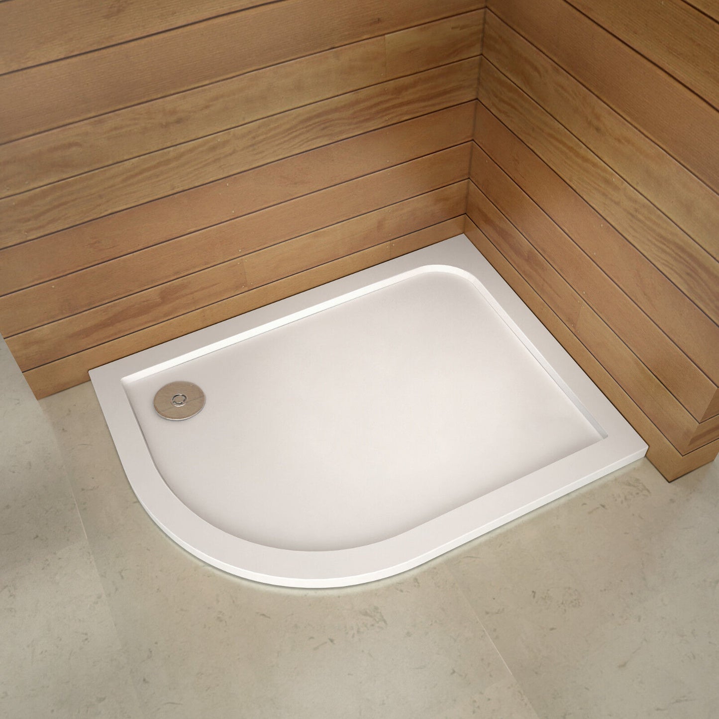 Offset Quadrant Shower Enclosure Walk In Cubicle 8mm Glass