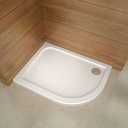 Offset Quadrant Shower Enclosure Walk In Cubicle 8mm Glass