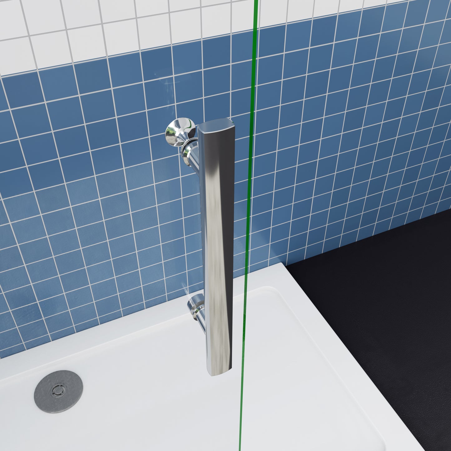 SKY Bathroom Pivot Bi fold Glass Walk in Shower Door