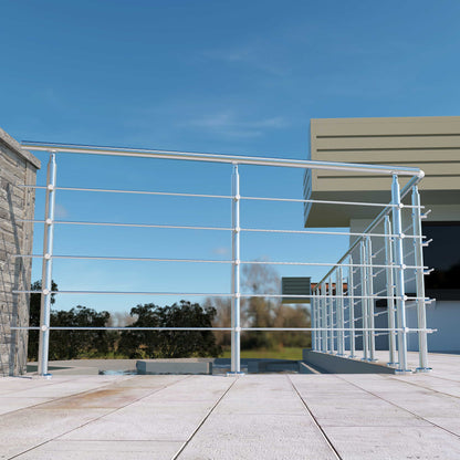 SKY 5 crossbars Balustrade Stairs Stainless Steel handrail