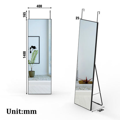 SKY Full Length Mirror with HD Silver Glass Floor-standing Wall-mounted JQS