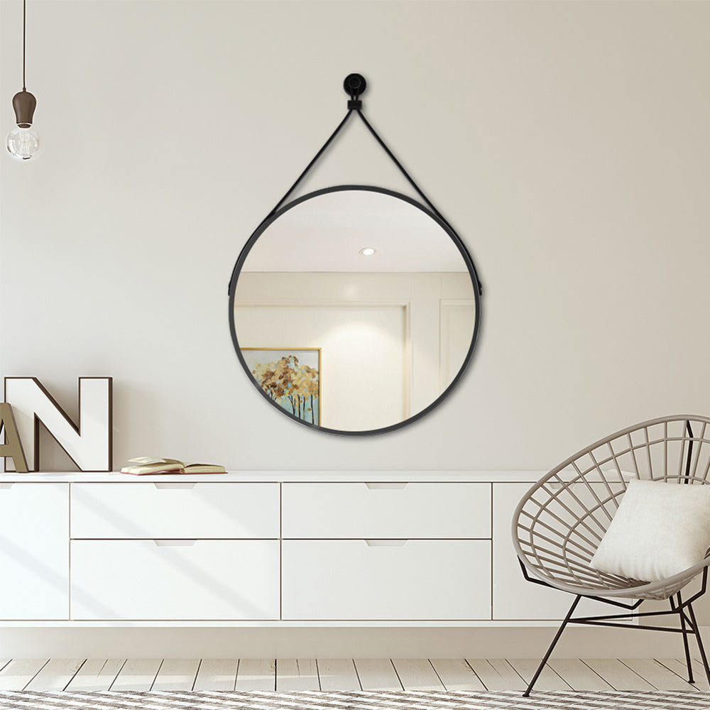 SKY Bathroom Mirrors with Leather Strap