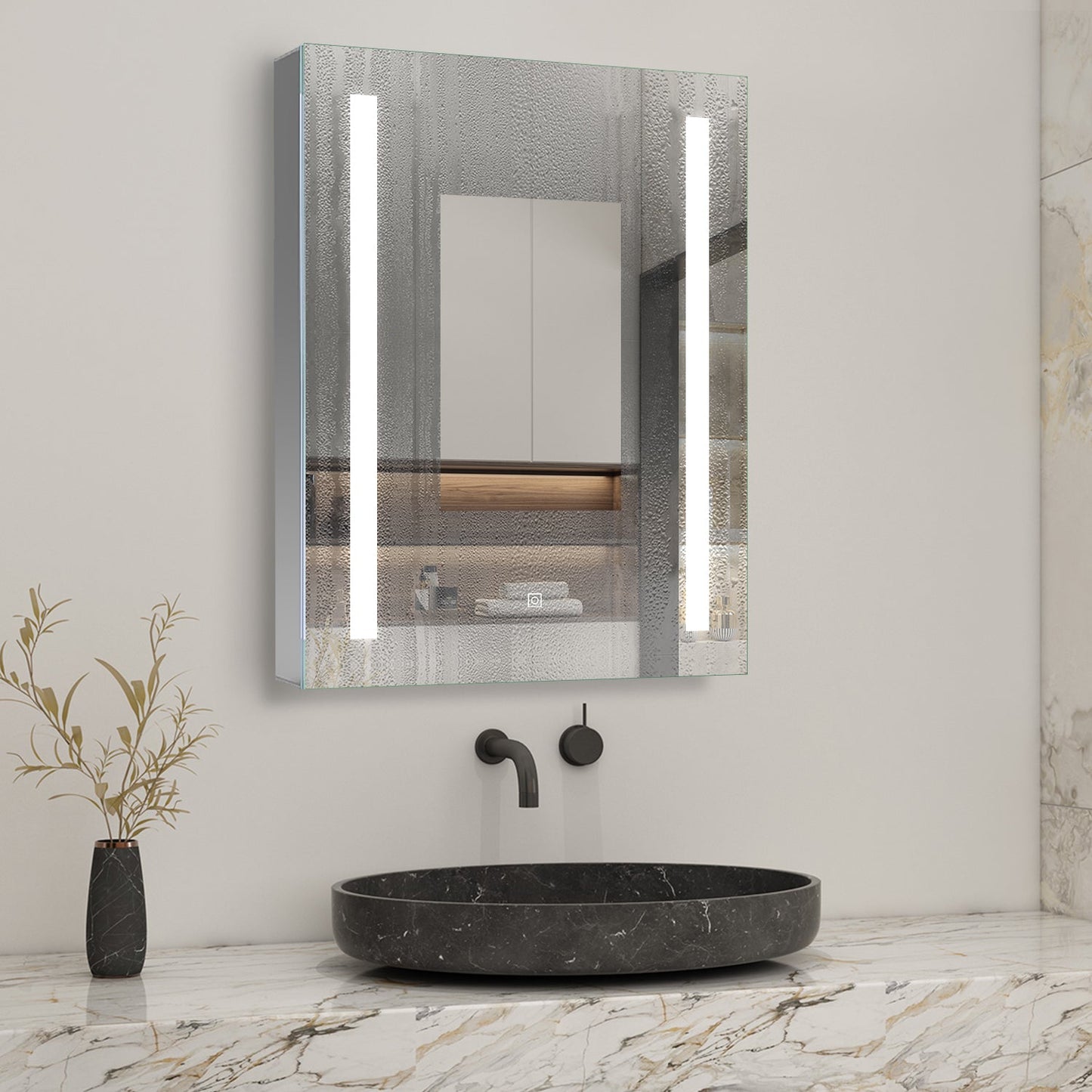 SKY bathroom LED Lights Mirror Cabinet 45-80cm