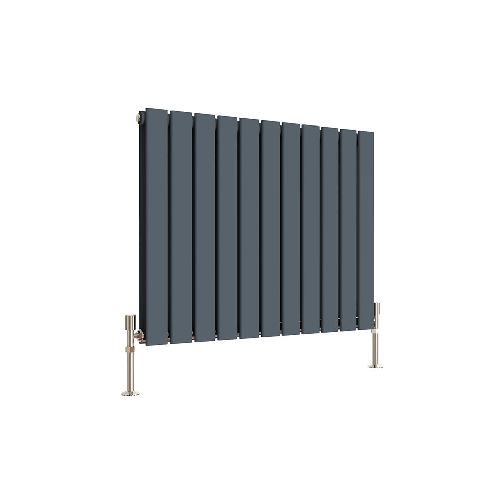 SKY Bath Black & White & Anthracite Horizontal Designer Radiator