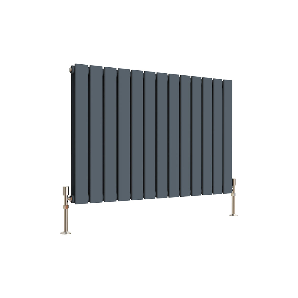 SKY Bath Black & White & Anthracite Horizontal Designer Radiator