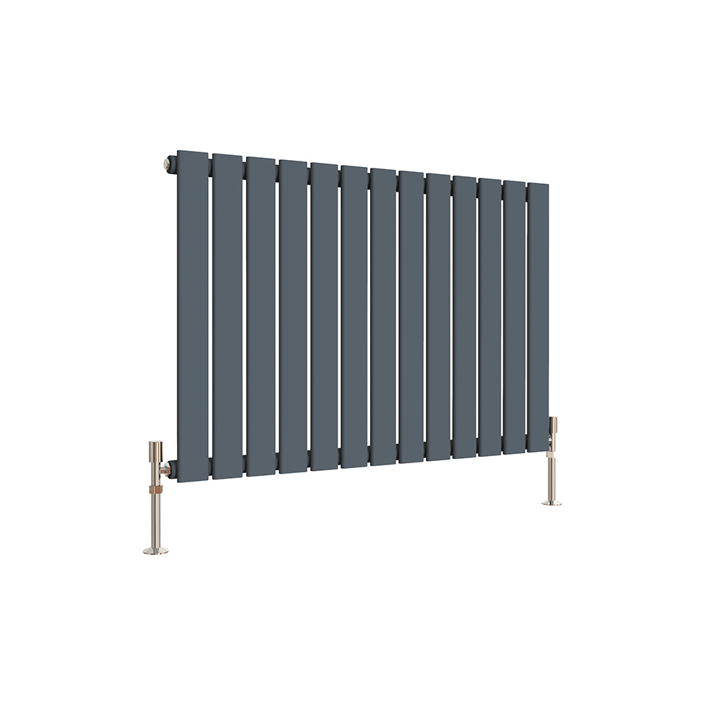 SKY Bath Black & White & Anthracite Horizontal Designer Radiator